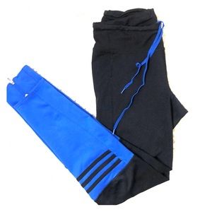 Adidas Soccer Style Leggings w/ zip up bottoms